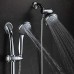 Stainless Steel Shower Slide Bar 26 In. Adjustable Hand Shower Bracket Holder & Height Lock New - B07G86T2LF